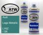Preview: Audi, Lago Metallic, LY6Z / Q6: 400ml Sprühdose + 400ml Klarlack - Set, von ATW Autoteile West.